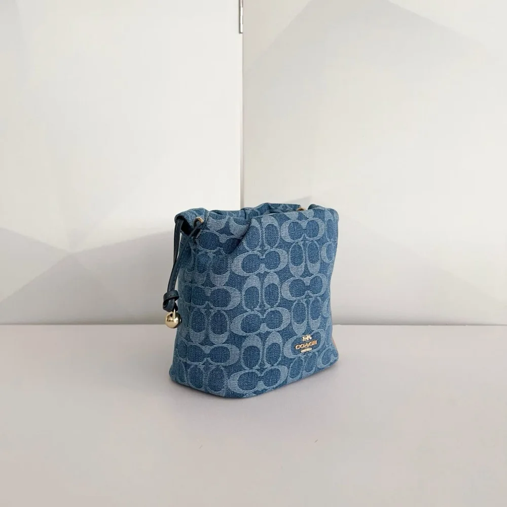 Coach mini drawstring